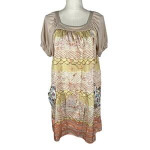 Tsumori Chisato Japanese Avant Garde Dress Whimsical Tokyo Eclectic Art Size 6